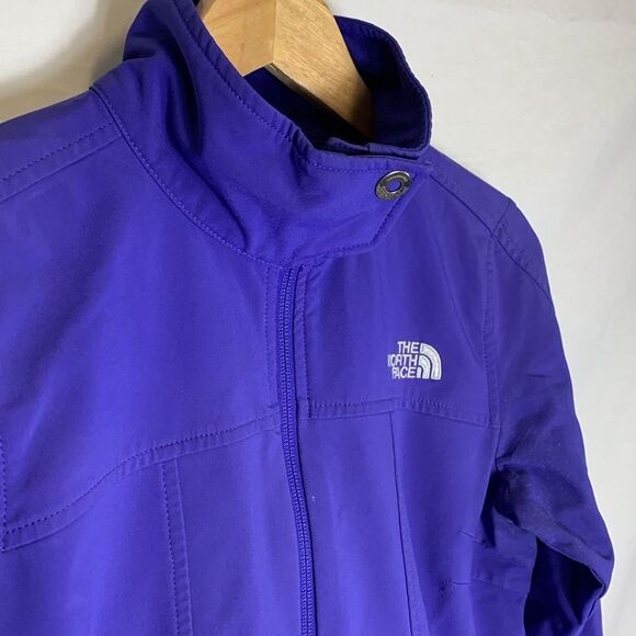 The North Face Calientito Purple Soft Shell Full Zip Jacket Size S - Picture 5 of 16